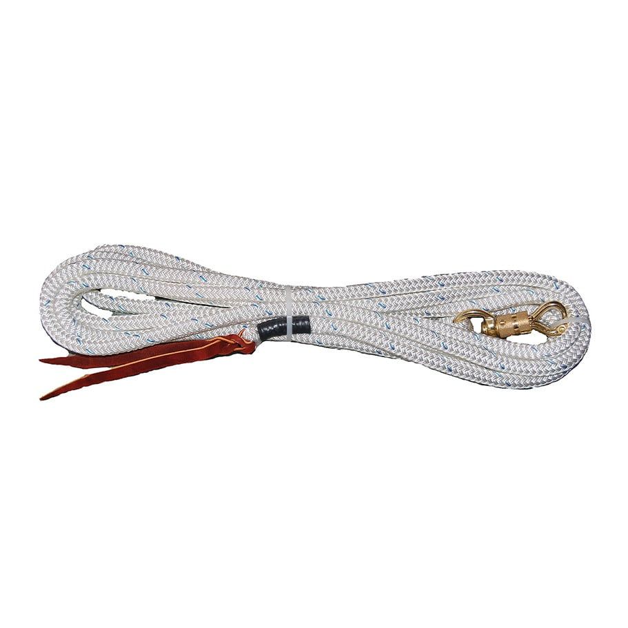 BURWASH BRAND - Leash with safety snap, Color: 22pieds, Size: Blanc