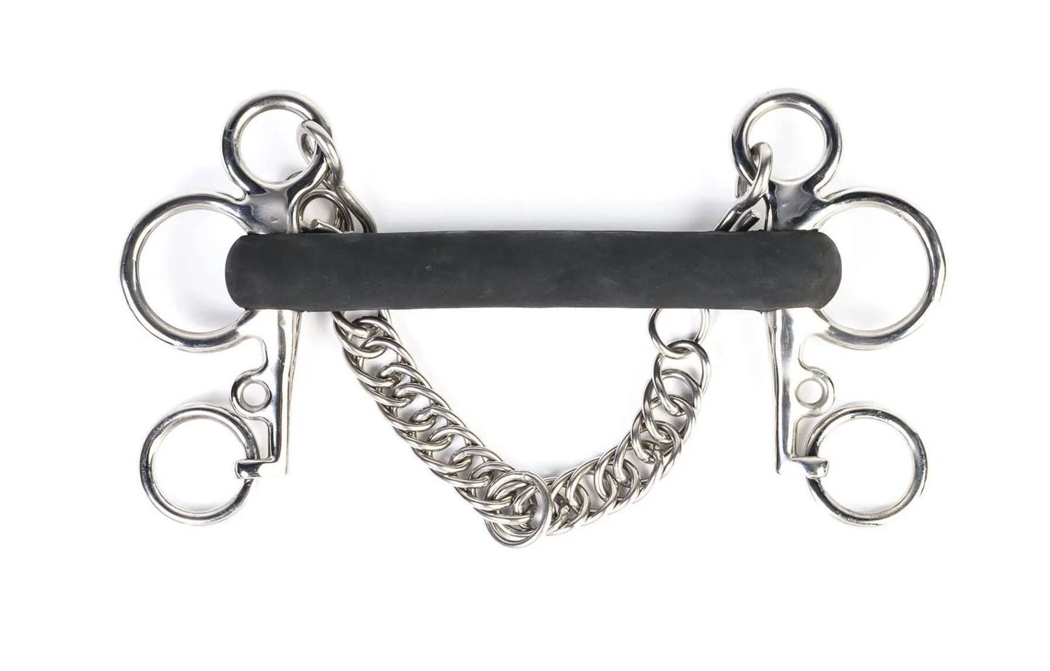 SHIRES -  Pelham Tom Thumb rubber short branch, Size: 5po