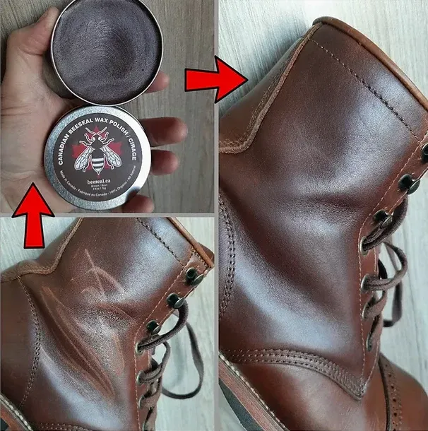CANADIAN BEESEAL - Shoe polish tube, Color: Brun