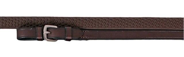 SHIRES - Rubber rein, Color: Havana, Size: 54 po x 5/8 po