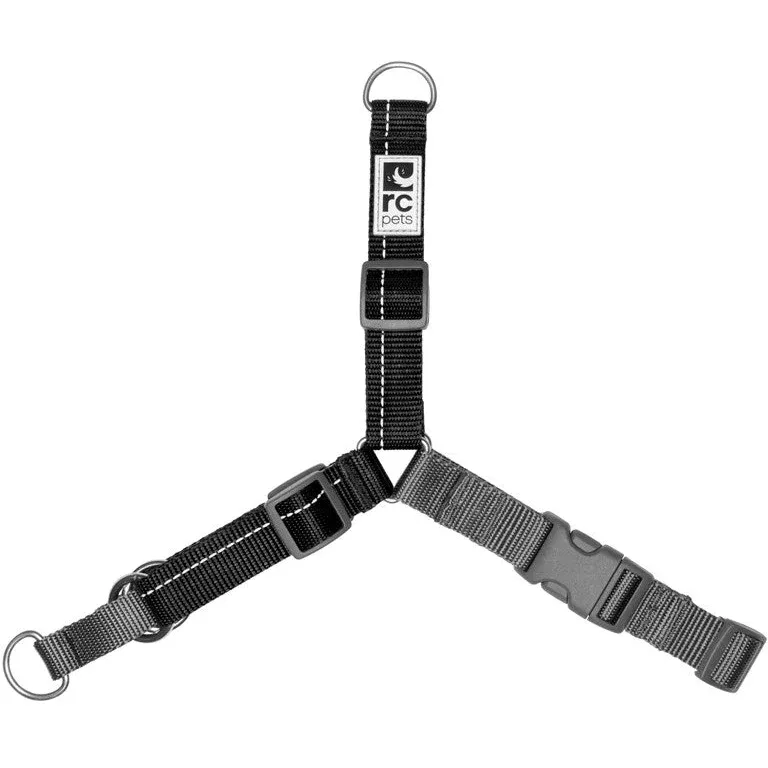 RC PETS - Black Pace No Pull Walking Harness, Size: XSmall