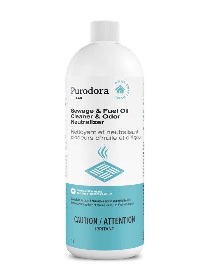 PURODORA LAB - Sewage &amp; Fuel Oil Cleaner &amp; Odor Neutralizer, Format: 1L