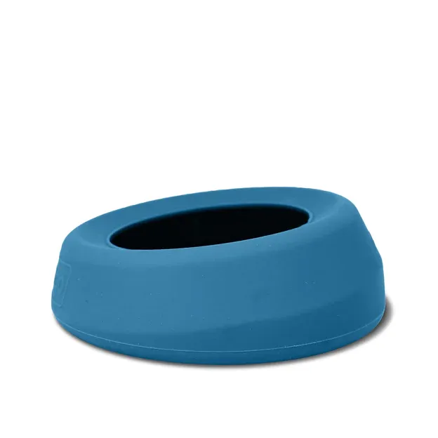 KURGO - Silicone Anti-Splash Car Bowl, Size: 24oz, Color: Bleu