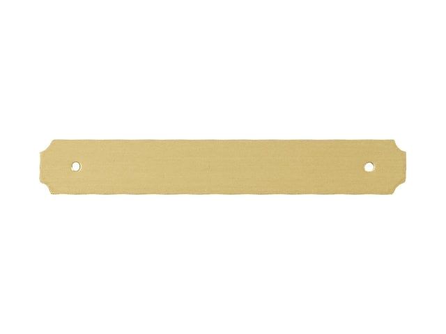 IMARC - Engraving plate for Saddle, Type: Notched, Size: 3/8&#39;&#39; x 2-1/2&#39;&#39;