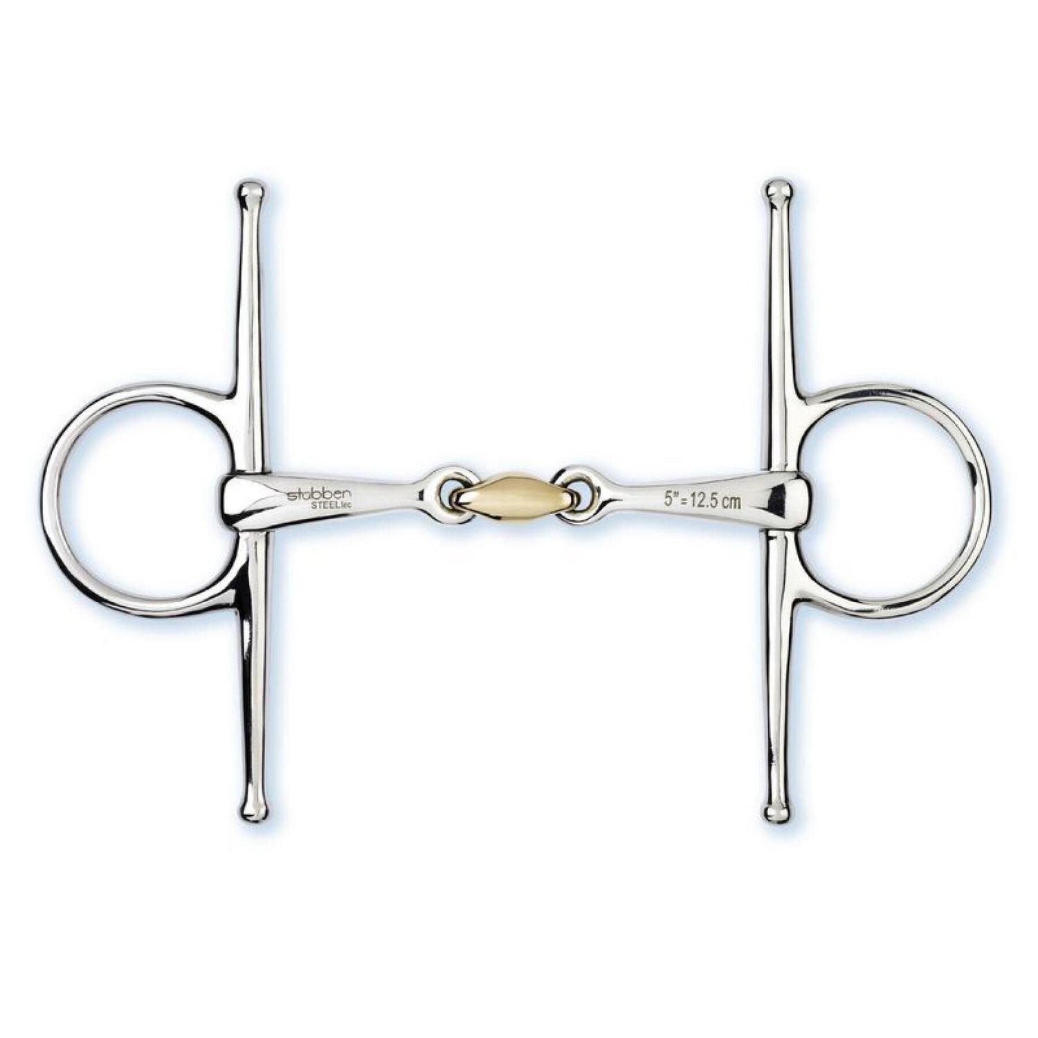 STUBBEN - Mors  Full cheek  snaffle Sweet Copper Link, Type: double Brisure, Grandeur: 5&quot;