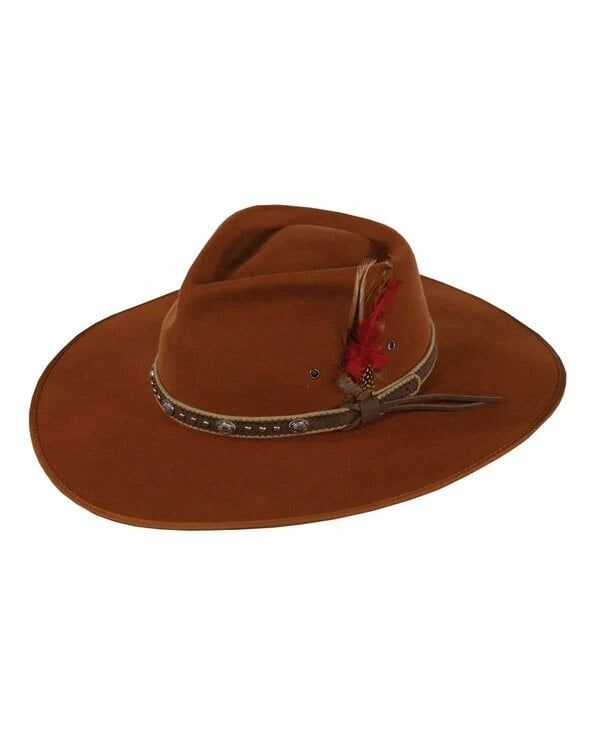 OUTBACK - Chapeau Swan, Couleur: Orange Brulé, Grandeur: 6-7/8