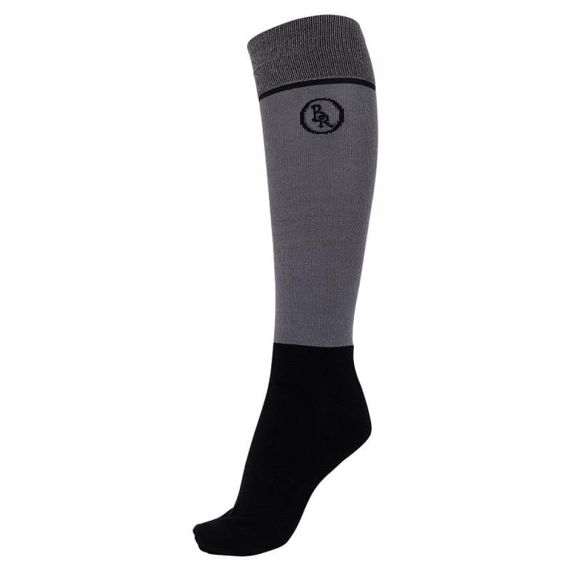 BR EQUESTRIAN - Riding Socks Fayenne PU3, Color: Quiet Shade, Size: 35-38