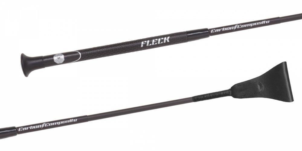 FLECK - Carbon UltraLight, PU-Grip, Plastic Cap, Color: Noir, Size: 50 cm (20 po)