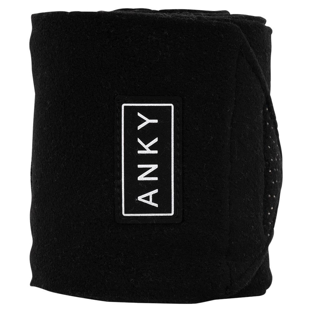 ANKY - Pale Rosette ATB23 Fleece Bandages, Color: Noir, Size: Full
