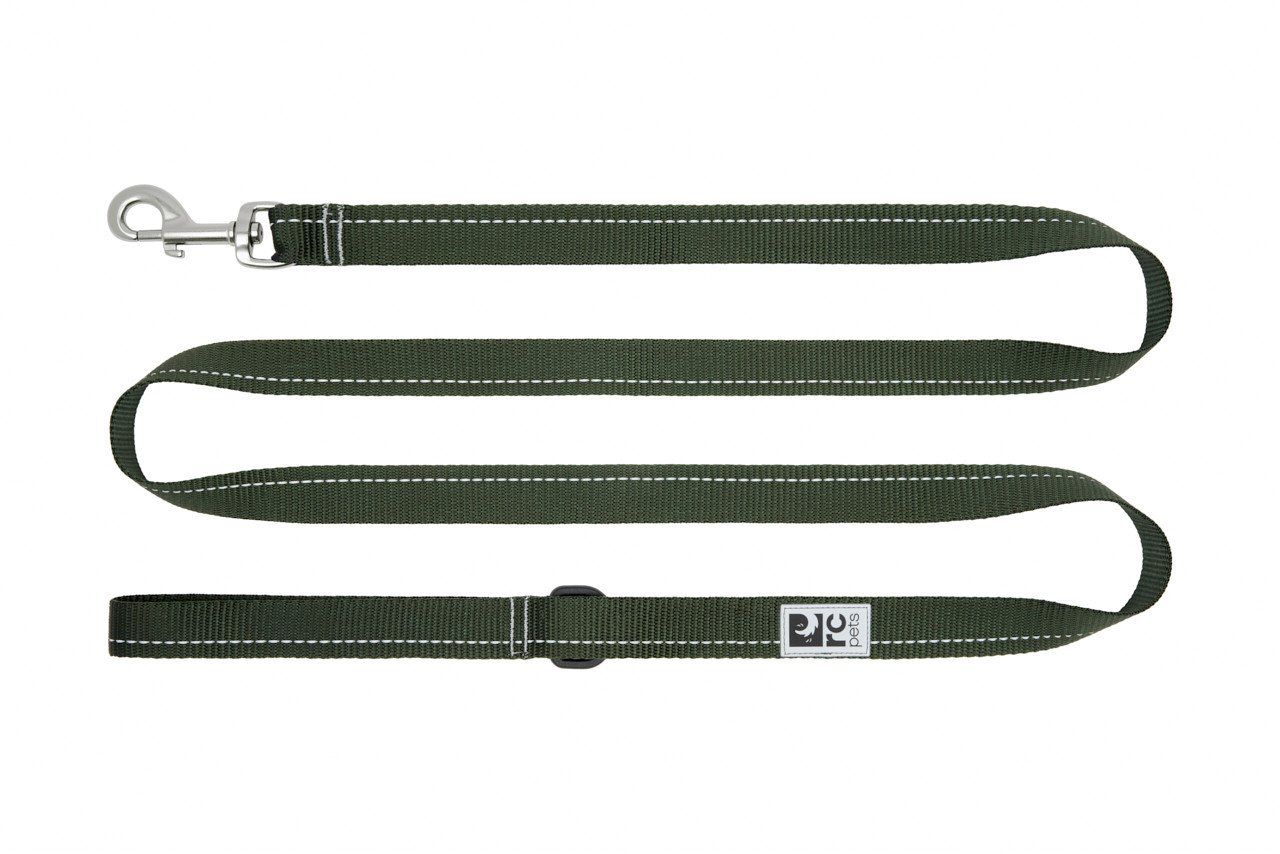 RC PETS - Primary Dark Olive Leash, Size: 3/4&#39;&#39; x 6&#39;