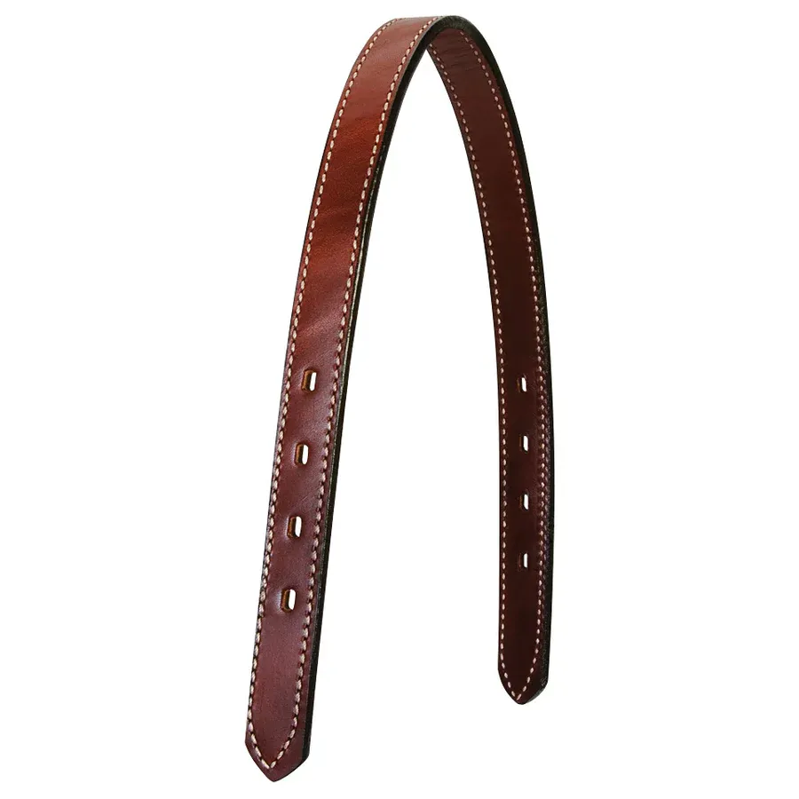 WEAVER - Double Buckle Crown Replacement, Color: Mahogany, Size: 1&quot;