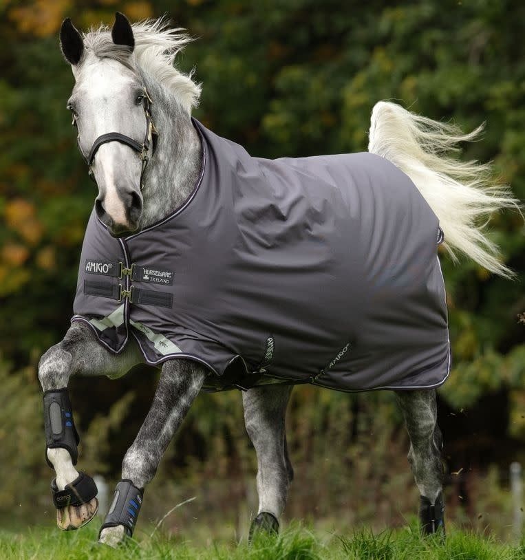 HORSEWARE - Amigo Bravo 12 Original Turnout 0g Light Plum Rainsheet, Size: 69