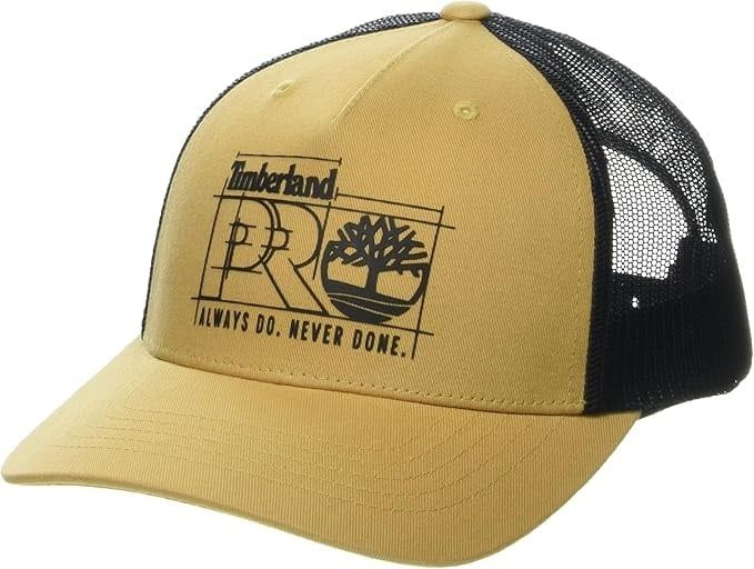 TIMBERLAND - Innovation Blueprint Trucker Hat, Color: Wheat Boot