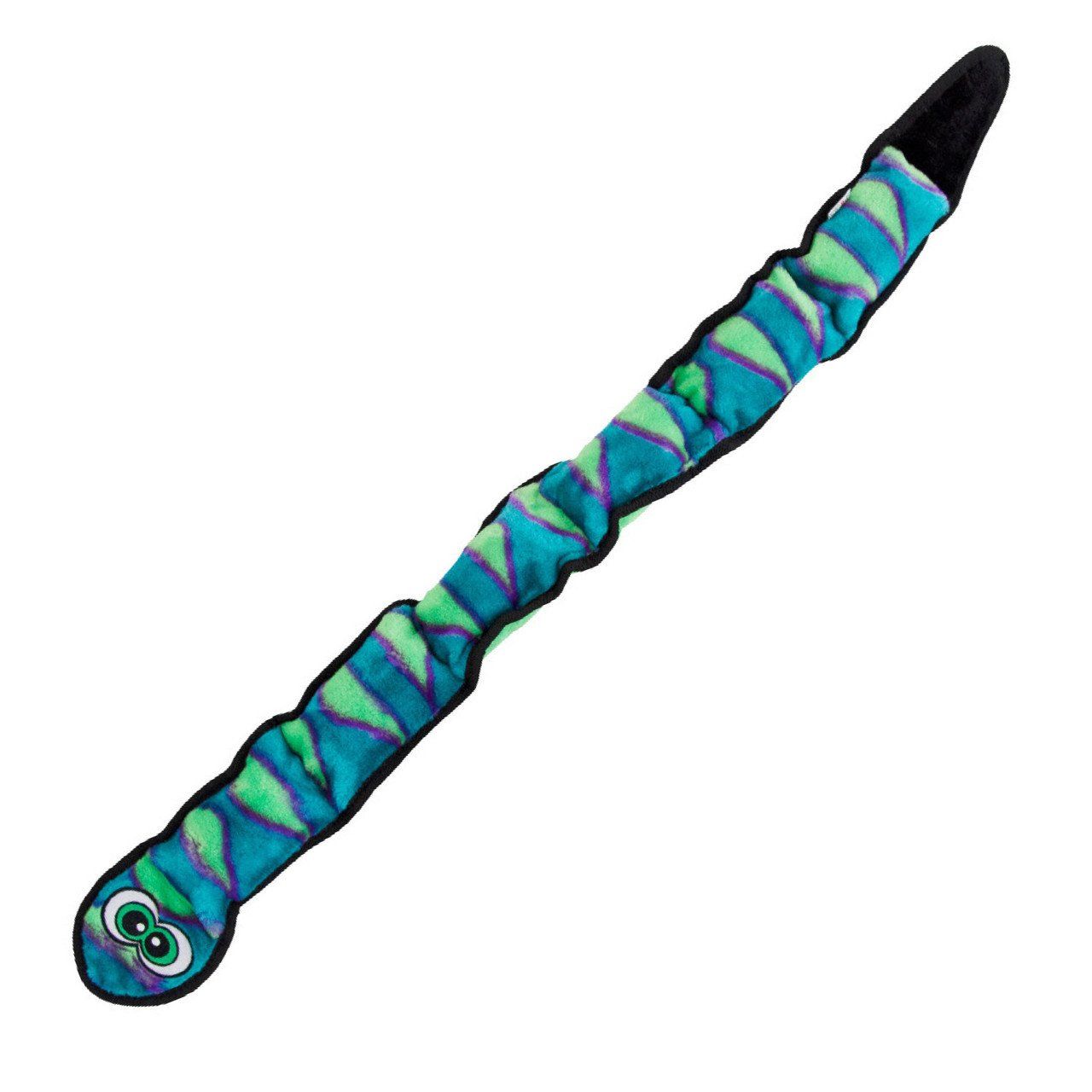 OUTWARD HOUND - Invincibles Snake Plush Dog Toy, Color: Vert, Size: 38&#39;&#39;