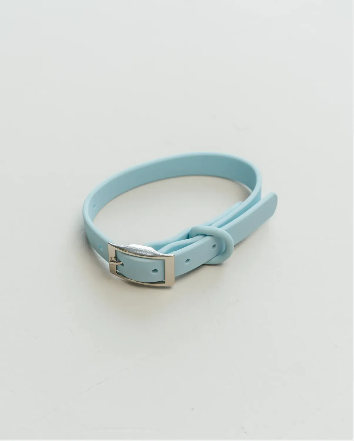 DEXYPAWS - Sky Blue Waterproof Dog Collar, Size: Small