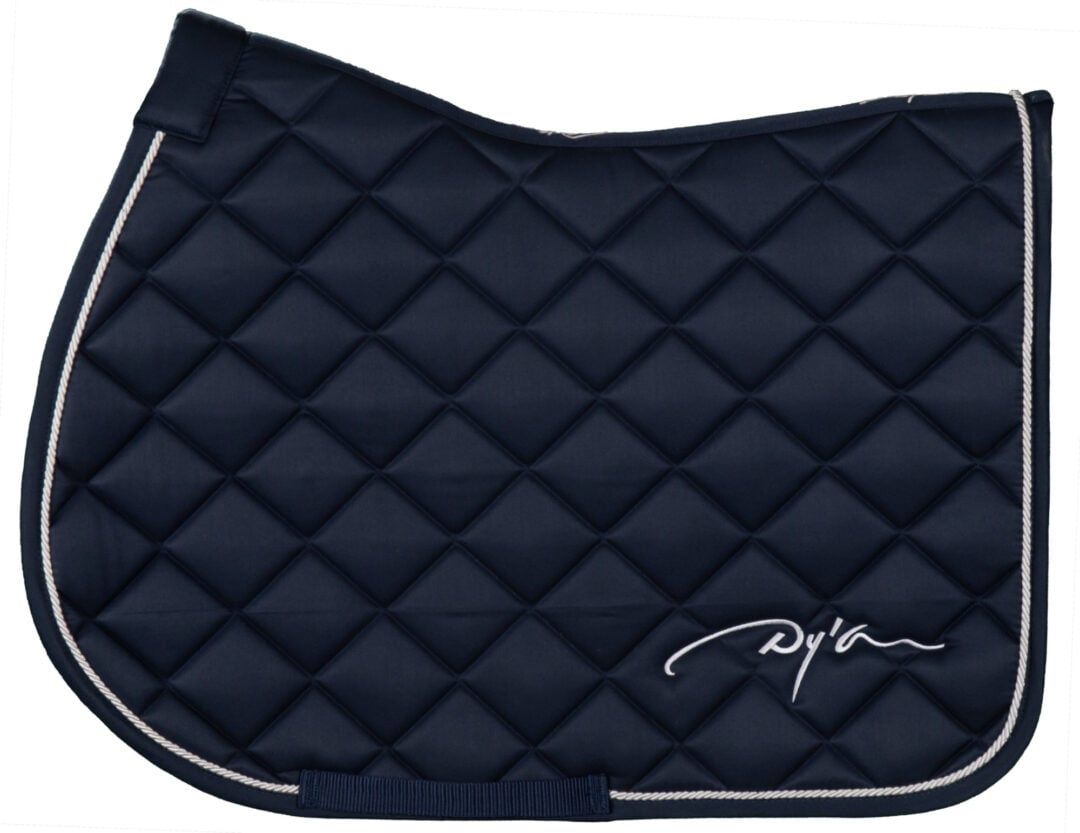 DY&#39;ON - Diamond 3 Jumping Saddle Pad, Color: Navy, Size: Full