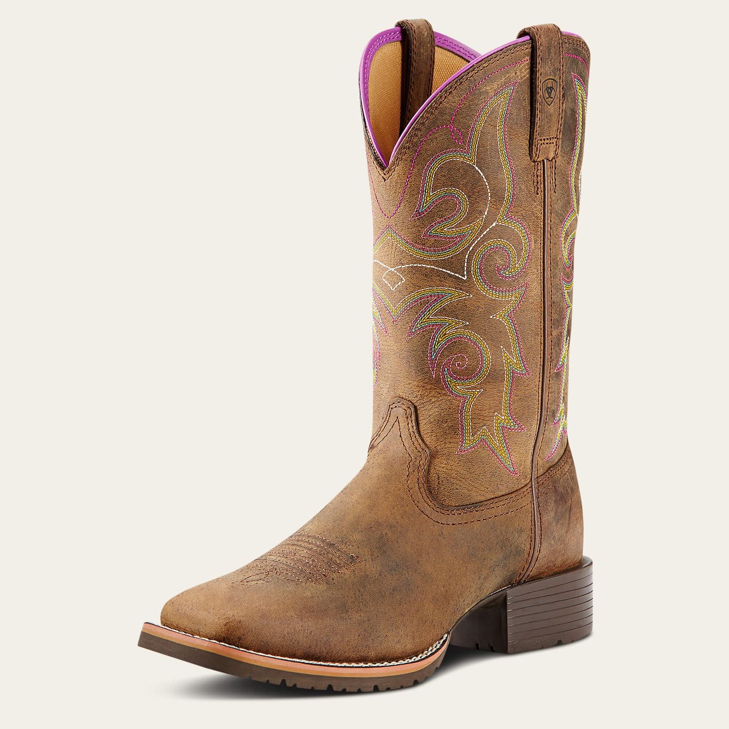 ARIAT - Hybrid Rancher Western Boot, Size: 7.5, Color: Distressed Brown