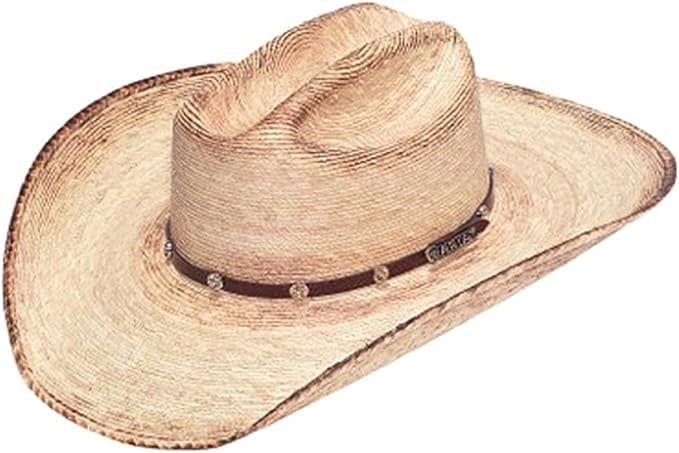 ARIAT - Fired Palm Leaf Western Hat, Size: 6 3/4