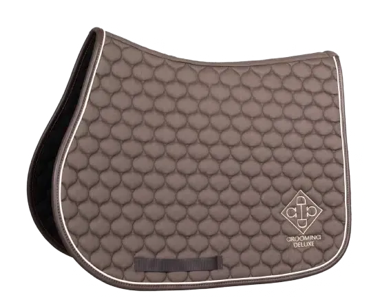 KENTUCKY HORSEWEAR - Grooming Deluxe Jumping Saddle Pad, Size: Full, Color: Brun