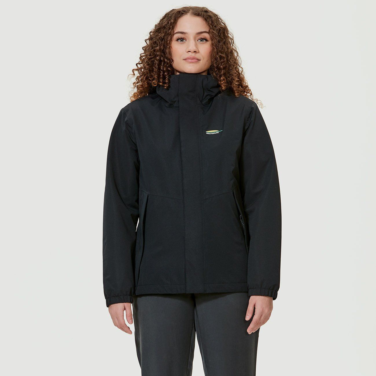CHLOROPHYLLE - Temis Pure Black Rain Jacket, Size: XSmall