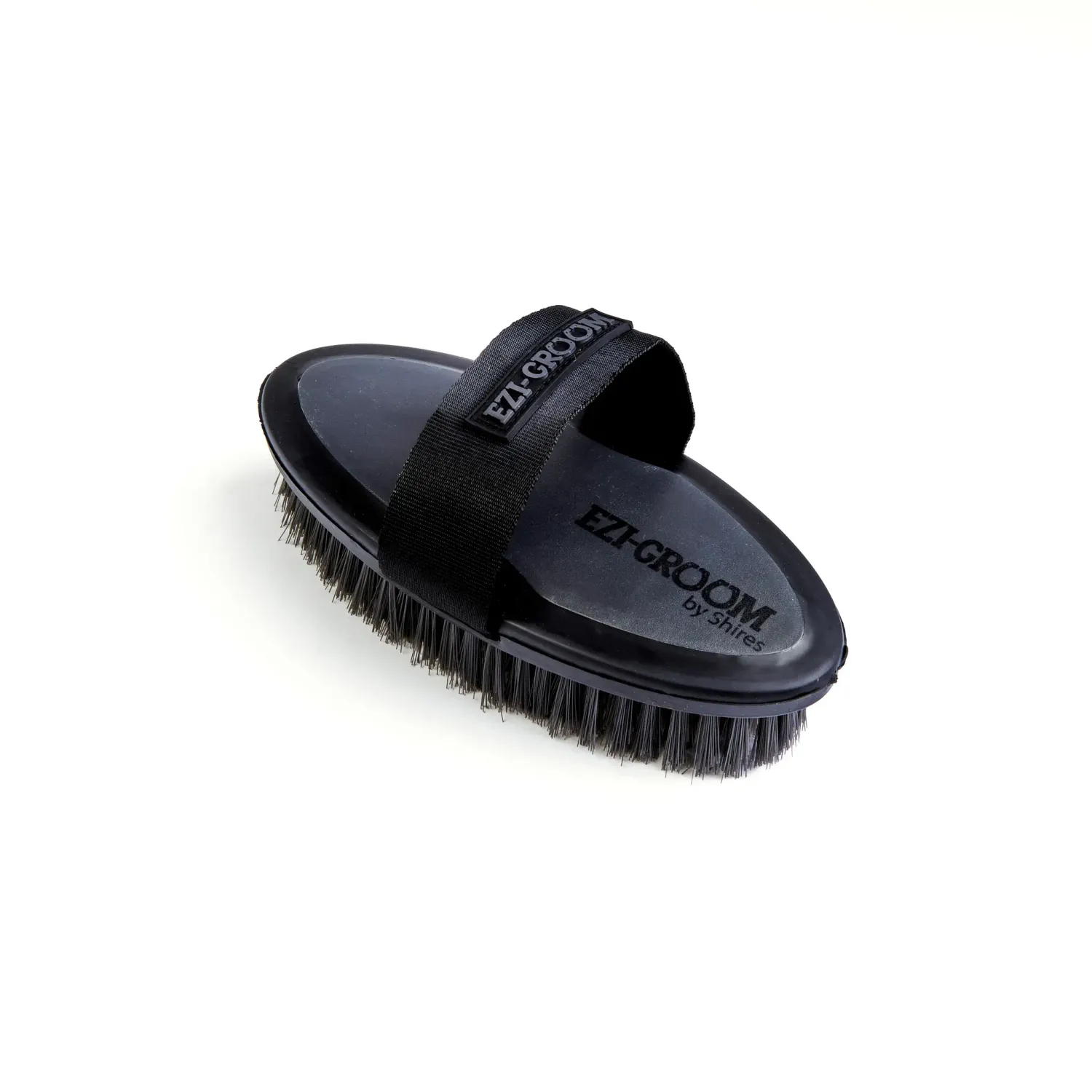 SHIRES EQUESTRIAN - Ezi-Groom Grip Body Brush, Color: Noir