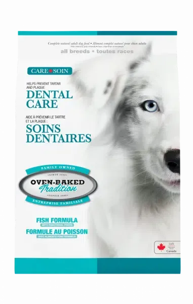 OVEN-BAKED TRADITION - Dental Care Food for All Breeds Adult Dogs, Flavor: Poisson, Format: 4lb