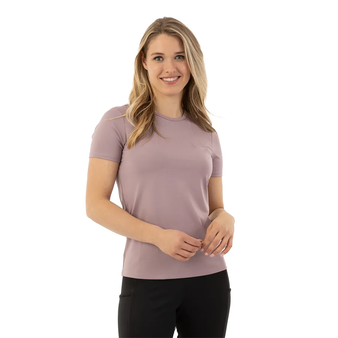 BR EQUESTRIAN - Short Sleeve Shirt Elderberry Eluna