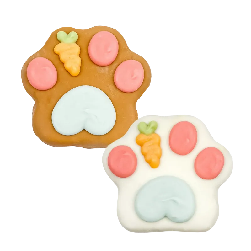 BOSCO &amp; ROXY&#39;S - Carrot Patch Paws Handmade Easter Cookies