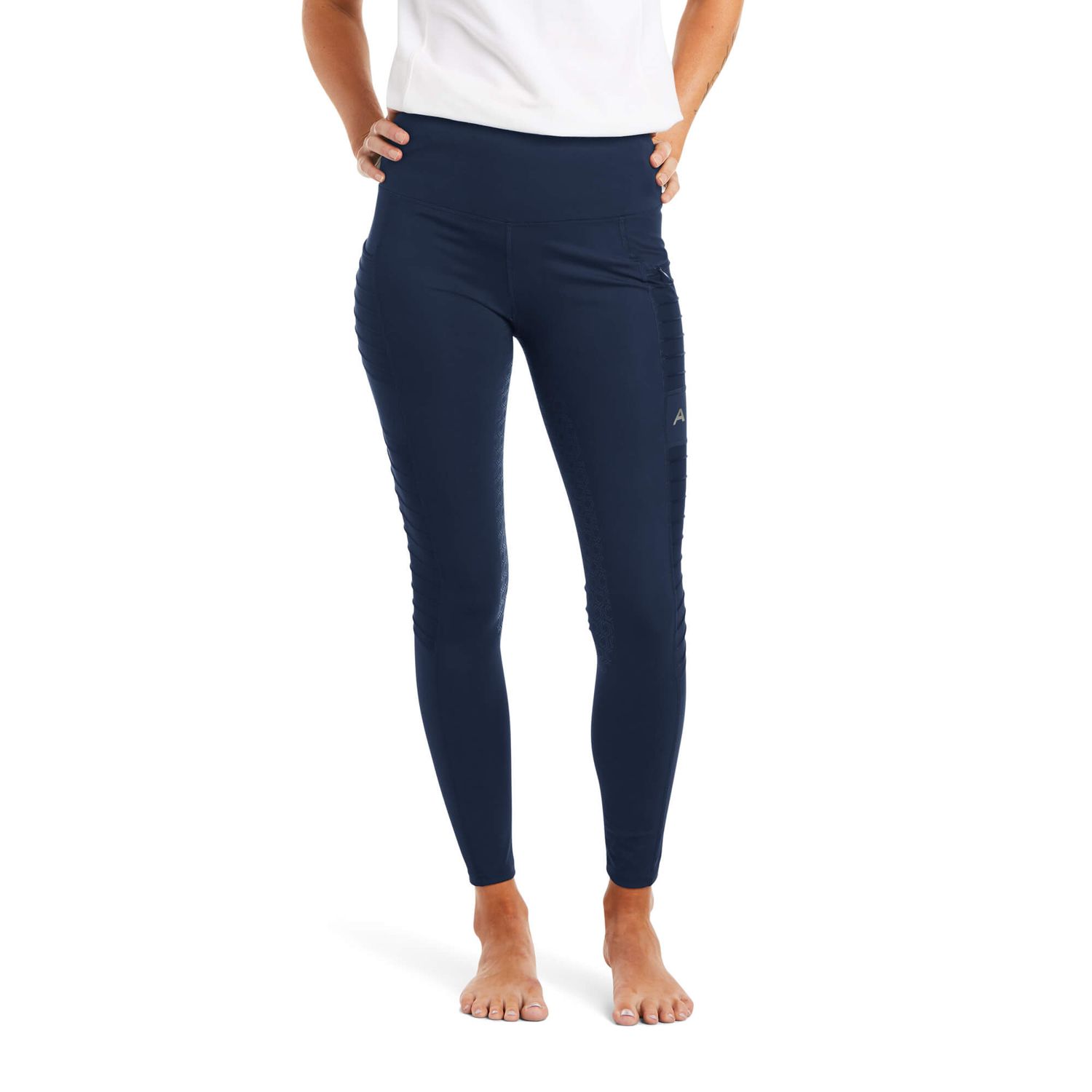 ARIAT - Navy EOS Tight moto Full seat Leggings, Color: Bleu marin, Size: Small