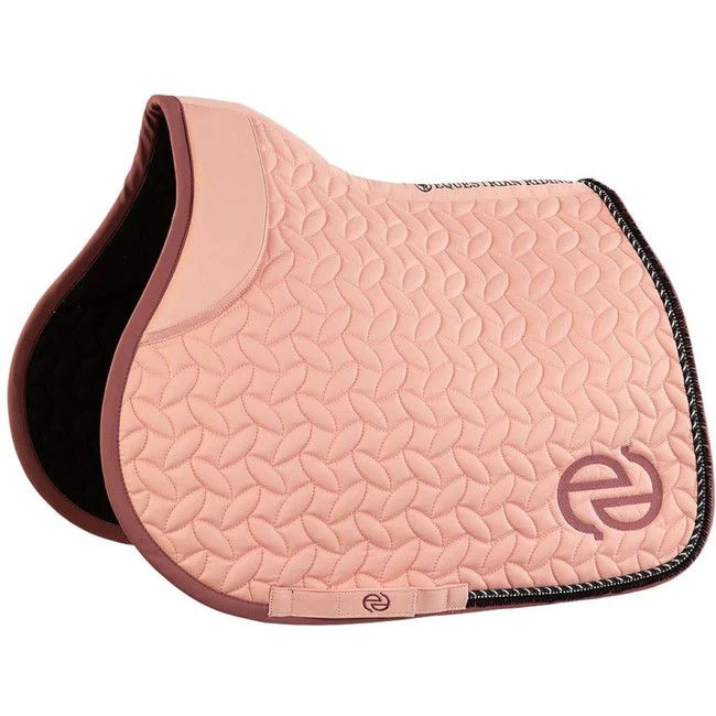 BR EQUESTRIAN - Ilvy Coral Almond Jumping Saddle Pad, Size: Full