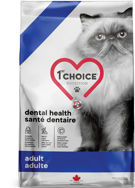 1st CHOICE - Dental Health Formula for All Breeds Adult Cats