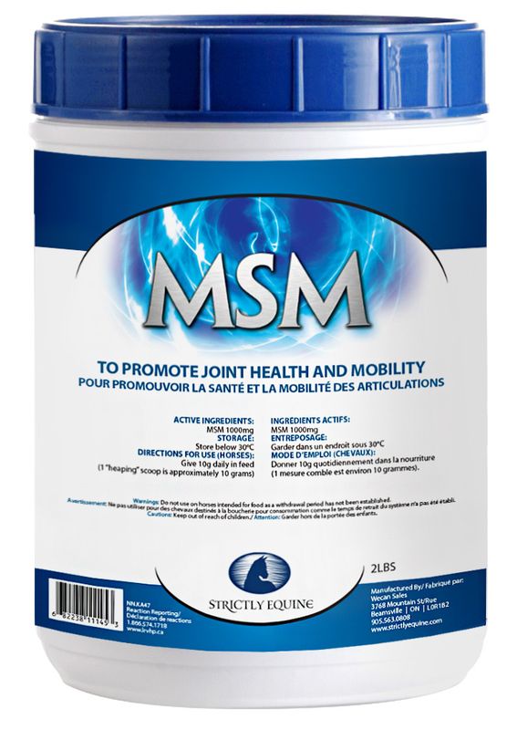 STRICTLY EQUINE - MSM Joint health
