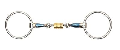 SHIRES - Blue ring bit with roller