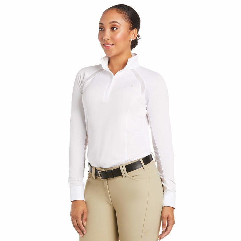 ARIAT - Sunstopper Pro 2.0 shirt with white zip