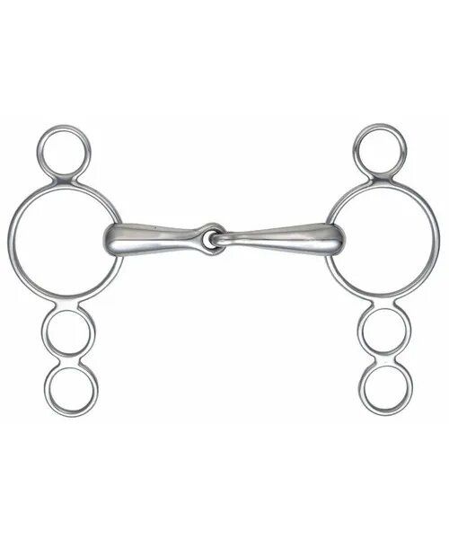 SHIRES - 3 ring gag bit