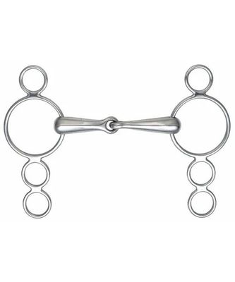 SHIRES - 3 ring gag bit