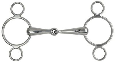 SHIRES - Three-ring gag bit