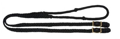 WESTERN RAWHIDE - Rêne de barils tressée