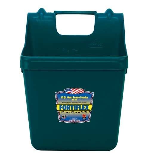 FORTIFLEX - Plastic fence feeder with 16QT capacity