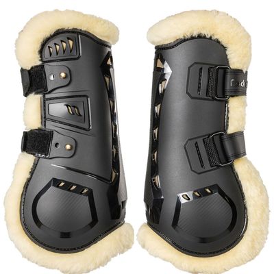 BACK ON TRACK - Airflow tendon gaiter with faux sheepskin