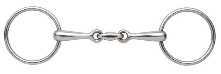 SHIRES - Loose ring double crimped bit
