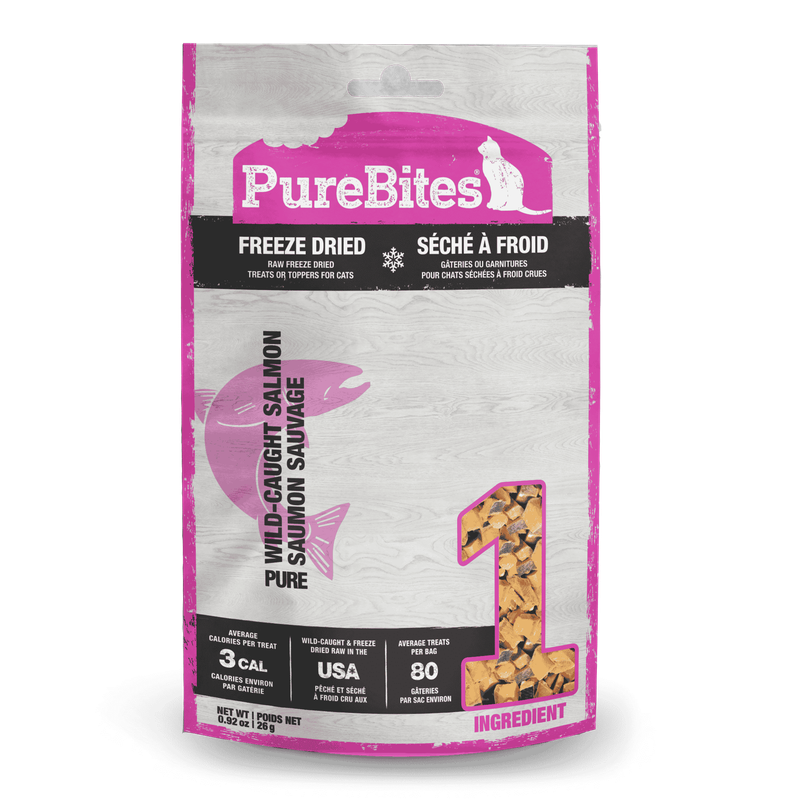 PUREBITES - Freeze Dried Salmon Bites for Cats