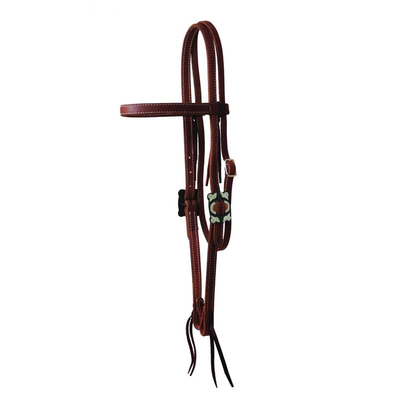 WESTERN RAWHIDE - Bride Frontale Signature Buckle Series