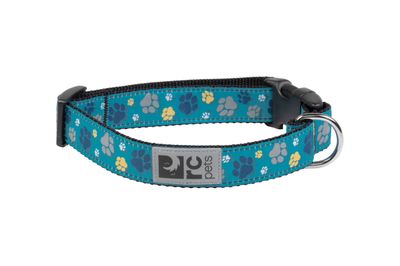 RC PETS - Fresh Tracks Teal Clip Collar