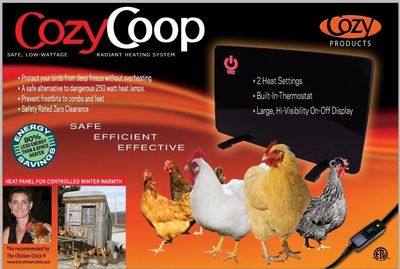 COZY PRODUCTS - Cozy coop Heating panel for chicken coop
