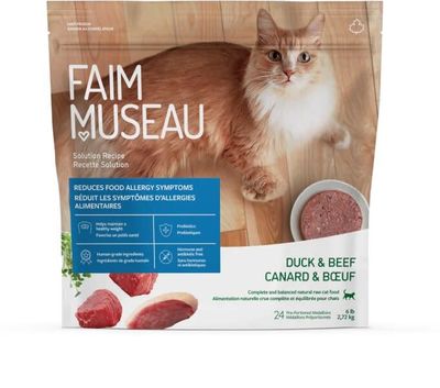 FAIM MUSEAU - Recette pour Chat Canard &amp; Boeuf
