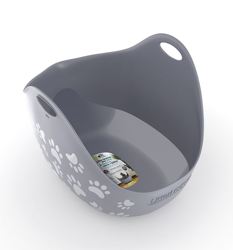 LITTER LOCKER - Flexible litter box with handle (with scoop)