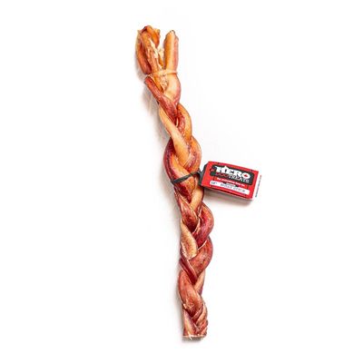 HERO DOG TREATS - Bully Stick tressé