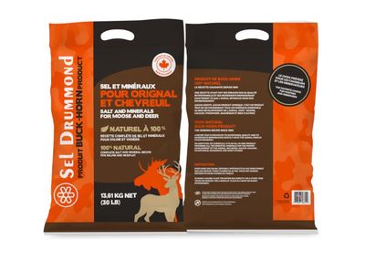 SEL DRUMMOND - Buck Horn deer &amp; moose hunting salt