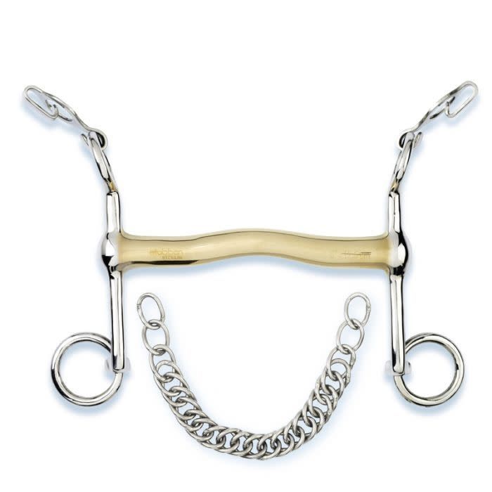 STUBBEN - Mors de bride droit passage de langue 16 mm